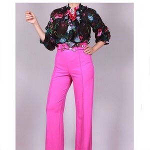 Denimland | Ruffled Floral Print Blouse​